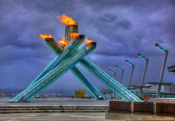 Olympic Cauldron - Fire and Ice - Vancouver 2010 Olympics