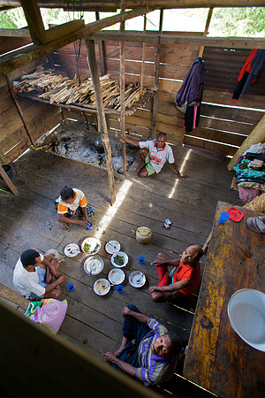 Aerial View of the Kitchen