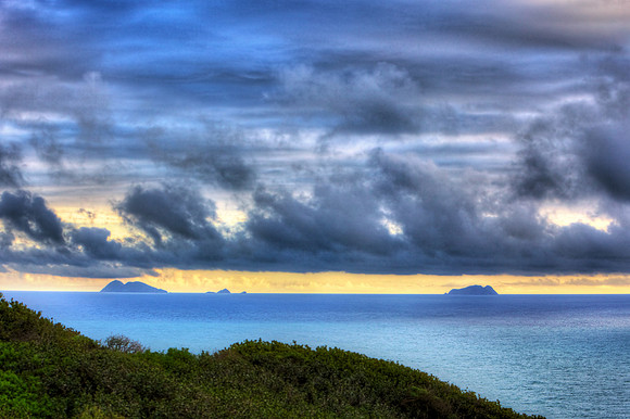 Southern Channel Islands on the Horizon