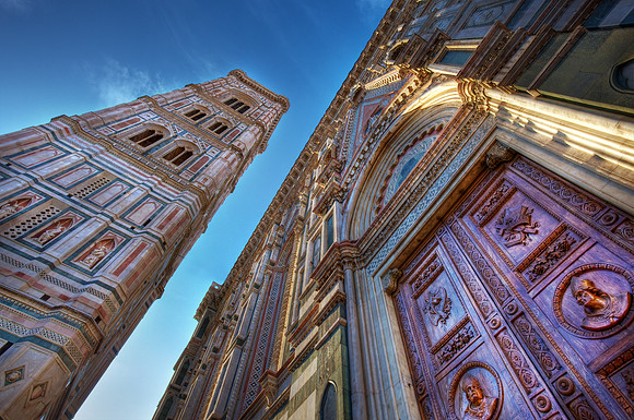 Pointing to the Heavens - Duomo & Bell Tower, Florence