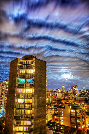Vancouver's West End at Night