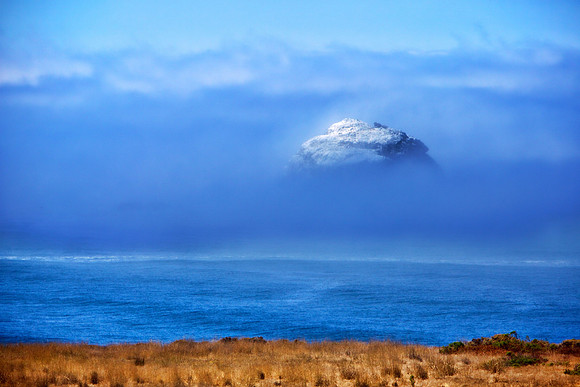 The Floating Rock Island - Big Sur Coastline, CA
