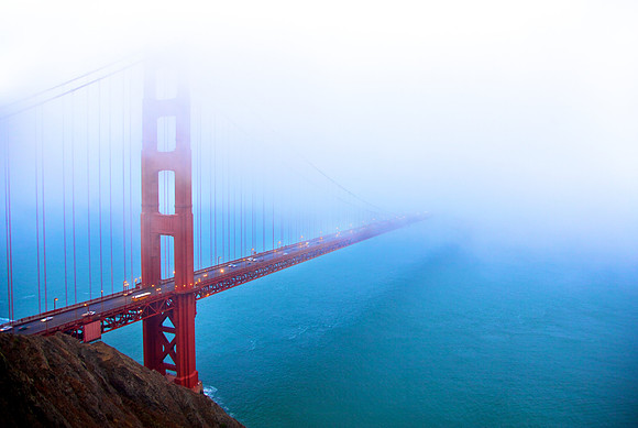Erasing Away the Golden Gate Bridge - San Francisco Bay, CA