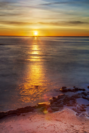 Shimmering Sea - Sunset from the Cliffs, Point Loma, San Diego