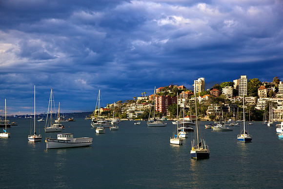 Double Bay Sydney Harbour - Light before the Storm