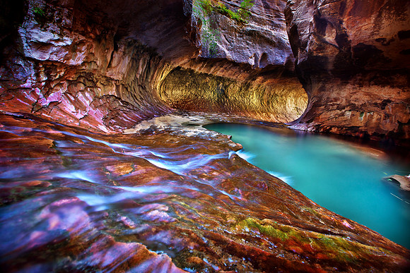Light in The Subway - Canyoneering in Zion National Park
