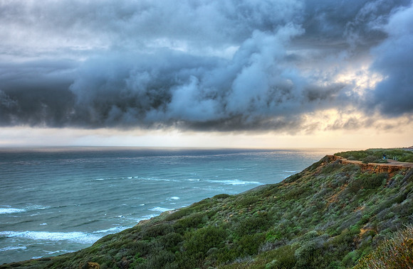 Stormy Seascape - Point Loma Peninsula, San Diego, CA